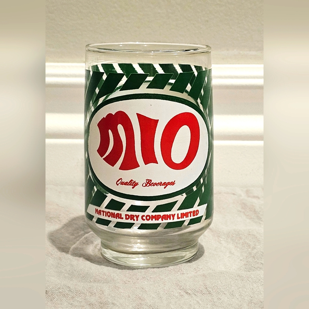 Vintage 1979 Brio Chinotto Mio Soft Drink Soda  Beverage Glass